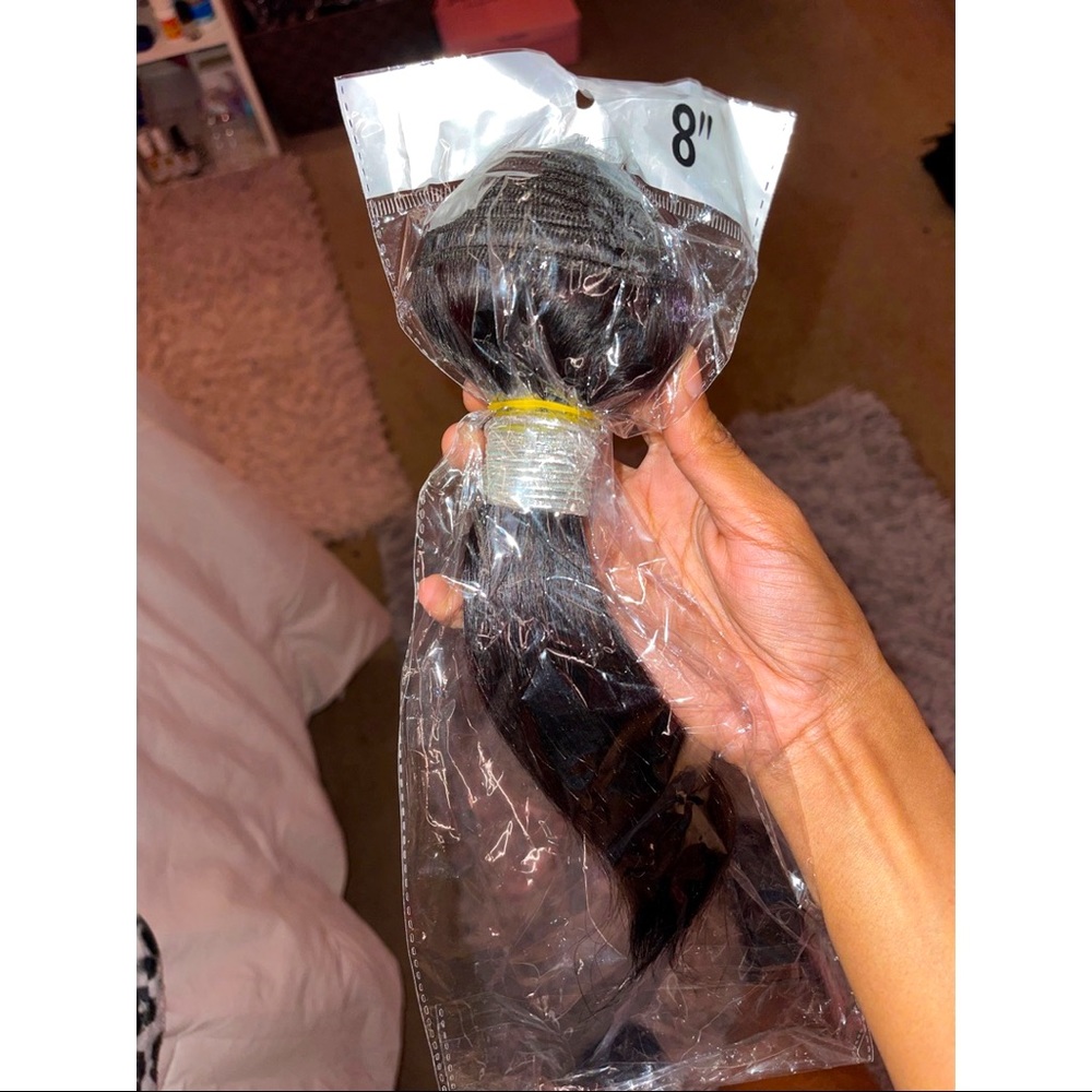 8 Inch Brazillian Bundles. 100% Human Hair.